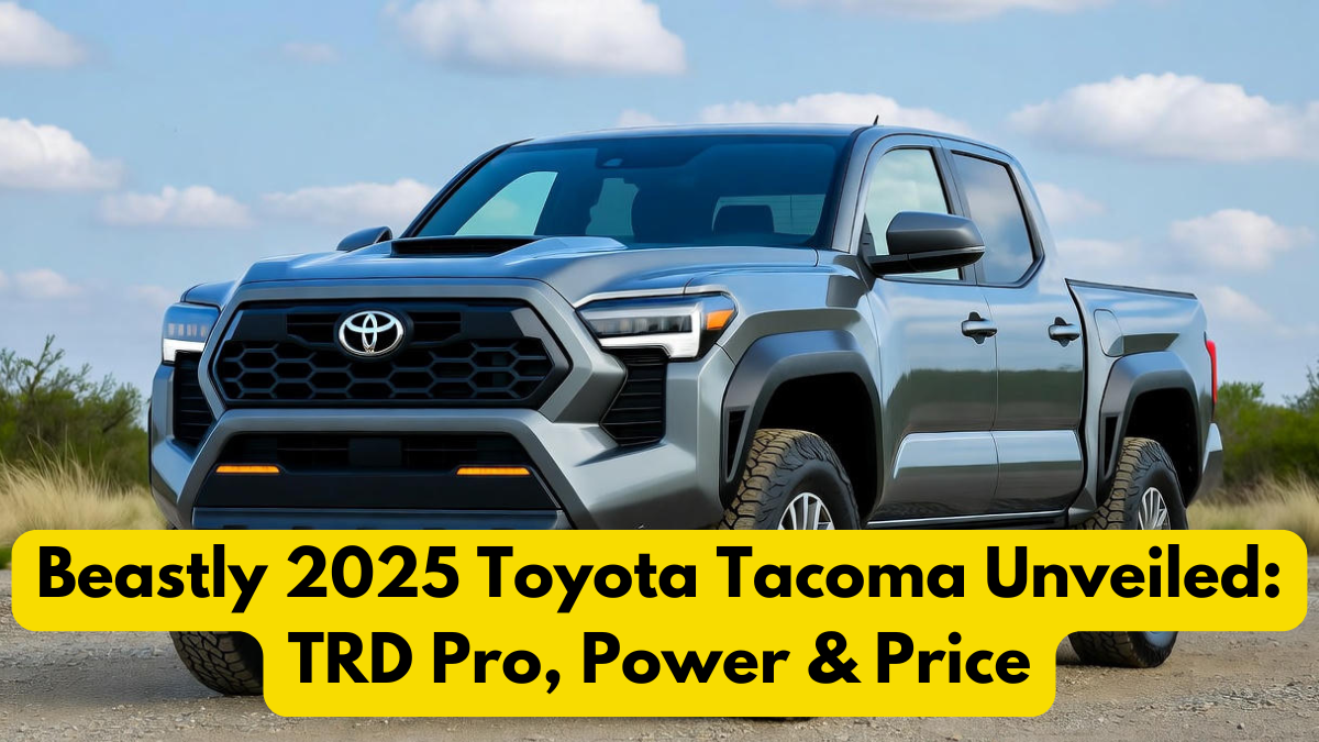 Beastly 2025 Toyota Tacoma Unveiled: TRD Pro, Power & Price
