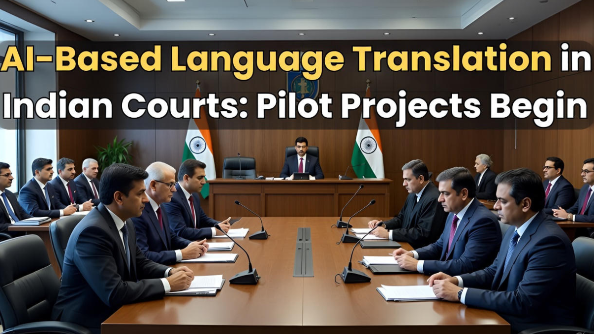 AI-Based Language Translation in Indian Courts: Pilot Projects Begin