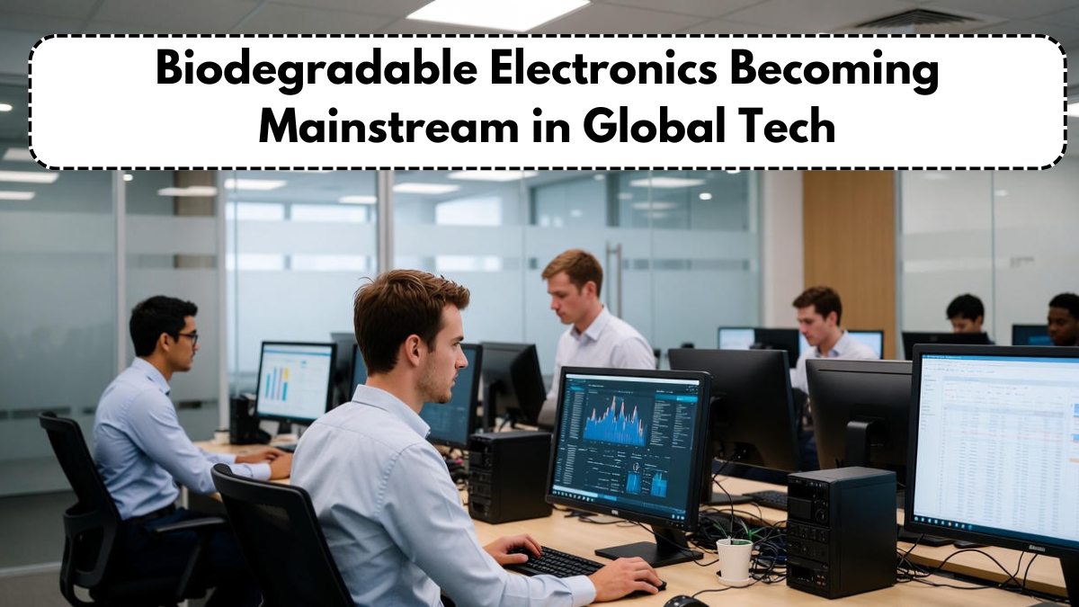 Biodegradable Electronics Becoming Mainstream in Global Tech