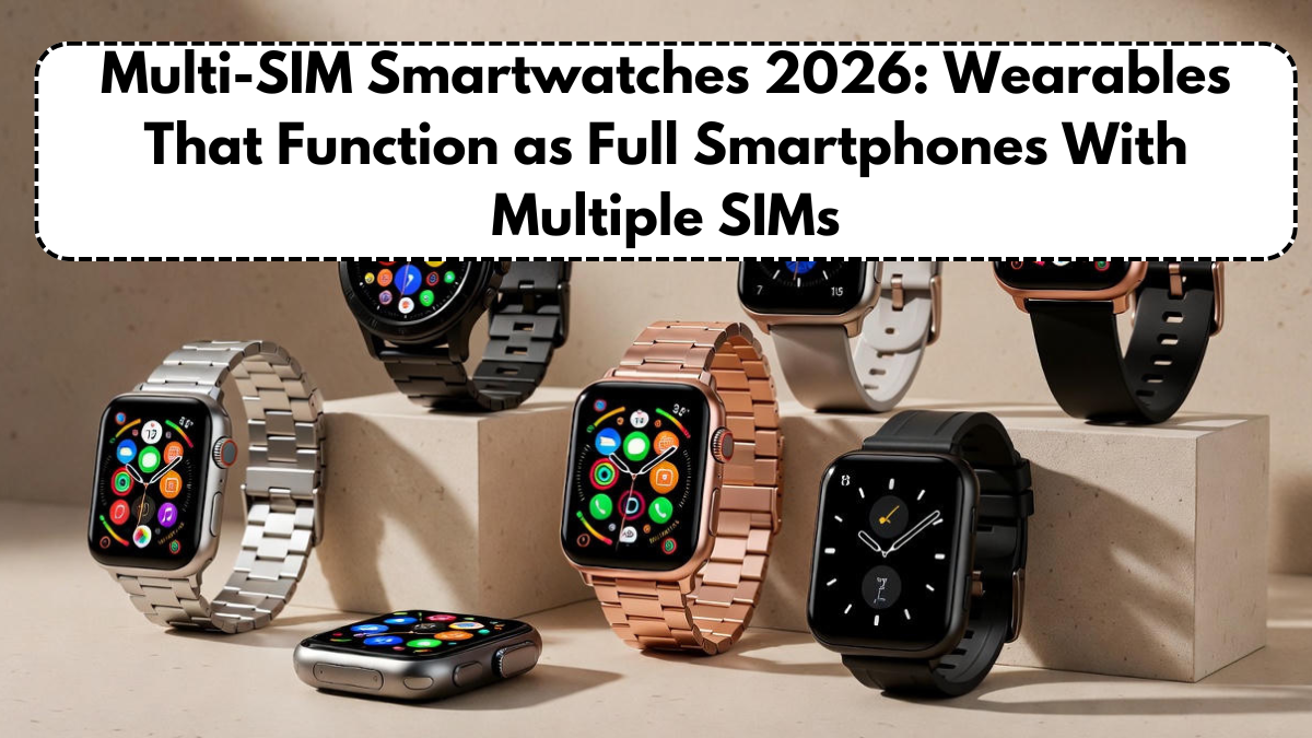Multi-SIM Smartwatches 2026: Wearables That Function as Full Smartphones With Multiple SIMs
