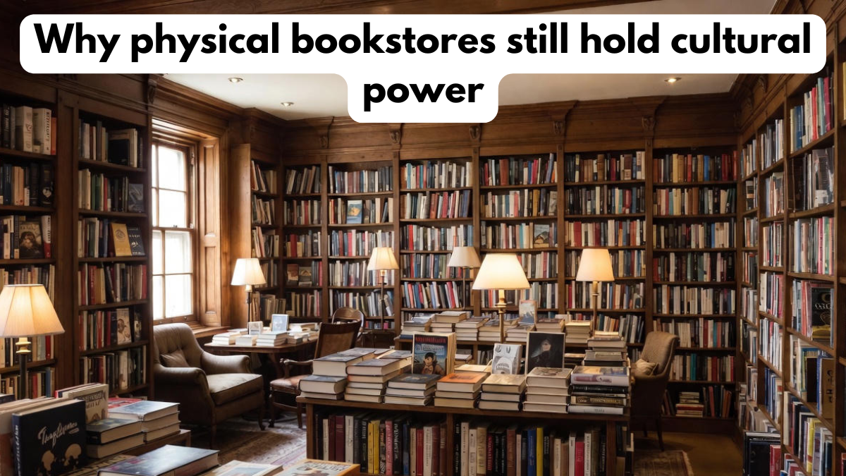 Why physical bookstores still hold cultural power