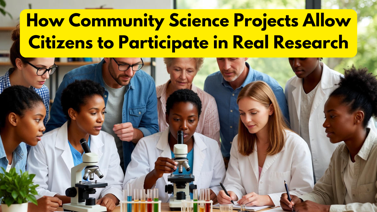 How Community Science Projects Allow Citizens to Participate in Real Research