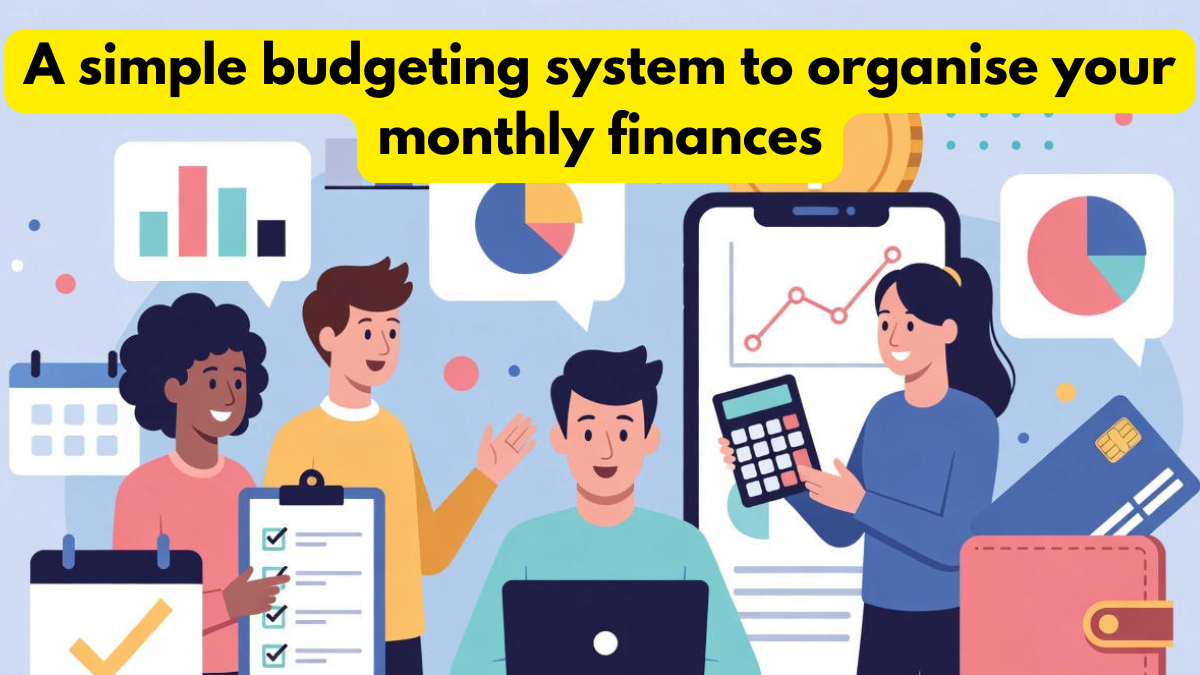 A simple budgeting system to organise your monthly finances