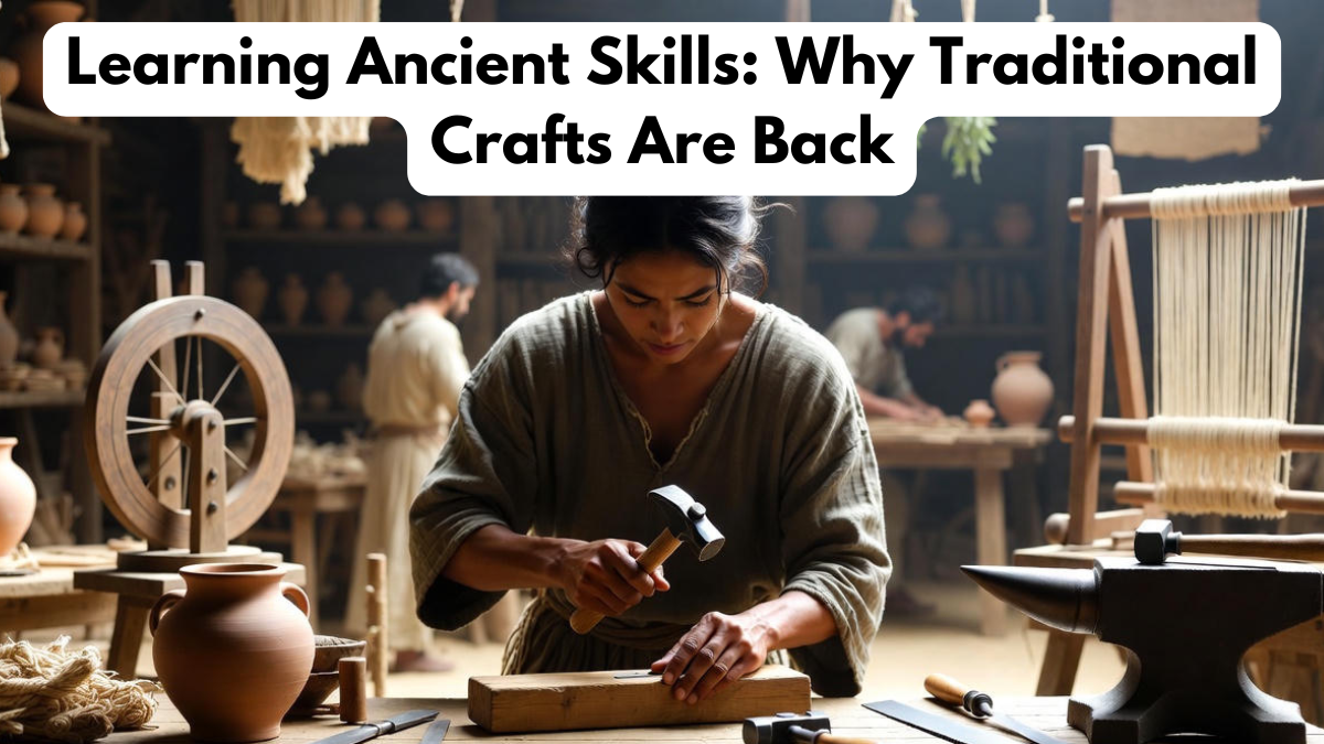 Learning Ancient Skills: Why Traditional Crafts Are Back