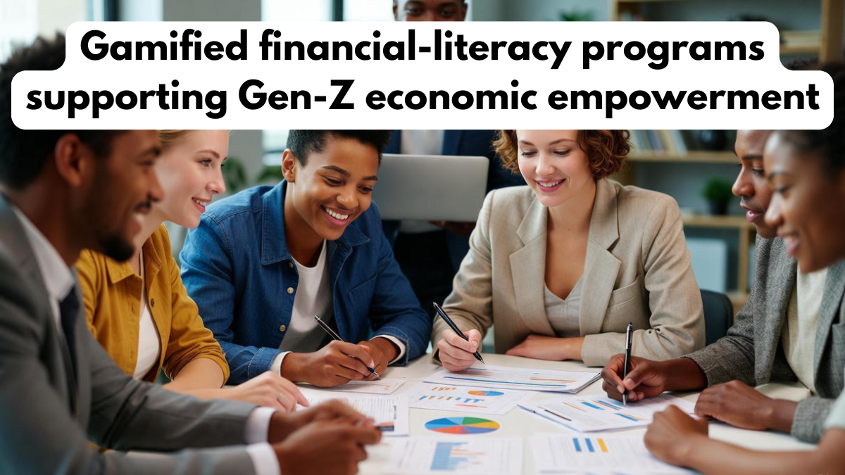 Gamified financial-literacy programs supporting Gen-Z economic empowerment