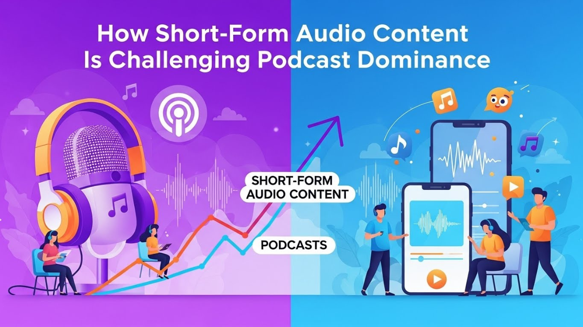 How Short Form Audio Content Is Challenging Podcast Dominance
