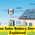 Home Solar Battery Storage Explained