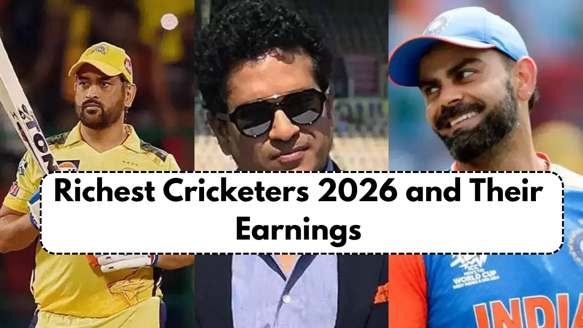 Richest Cricketers 2026 and Their Earnings
