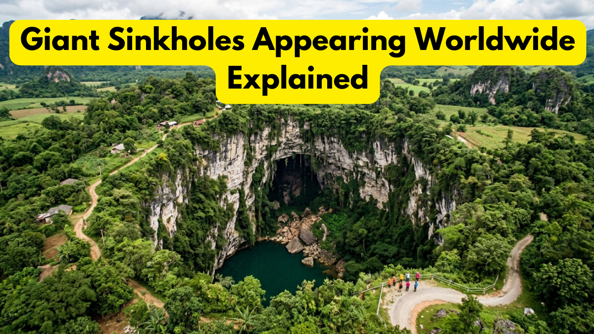 Giant Sinkholes Appearing Worldwide Explained