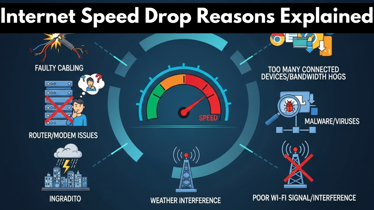 Internet Speed Drop Reasons Explained